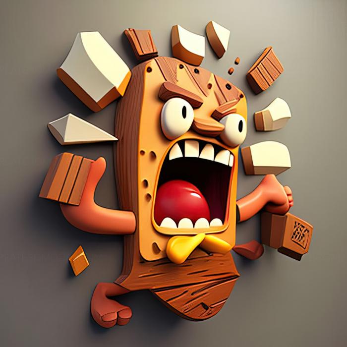 نموذج ثلاثي الأبعاد لآلة CNC ألعاب لعبة st Overcooked 2